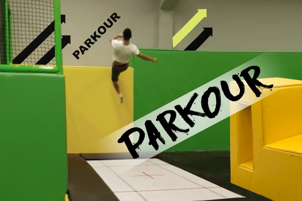 Parkour Fun Jump Trampoline park