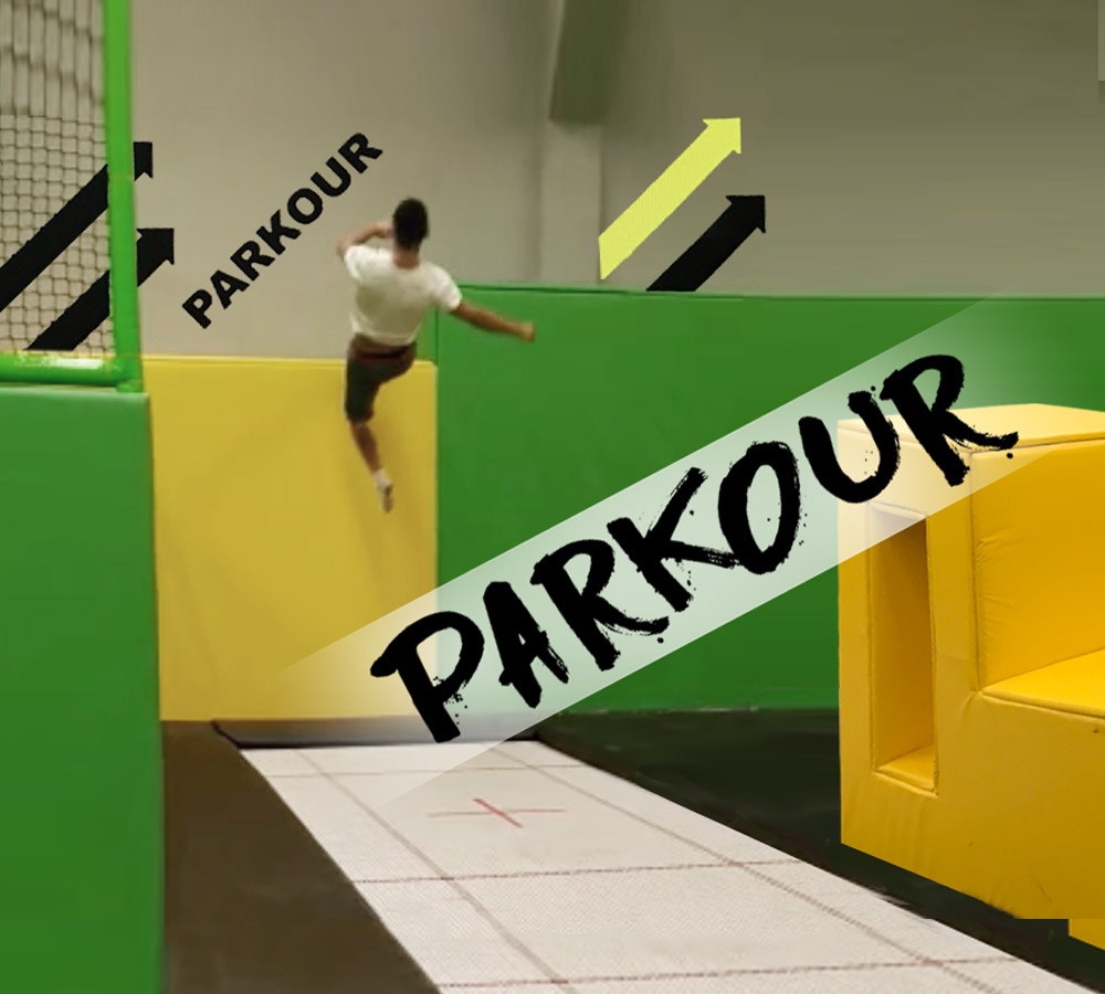 Parkour Fun Jump Trampoline park